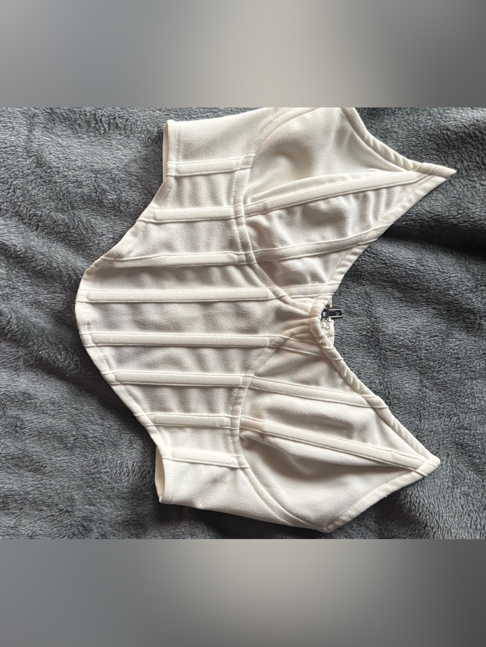Missguided White Structured Strapless Corset Top